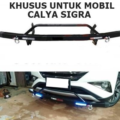 TANDUK BESI BAR TOWING DEPAN PELINDUNG BEMPER MOBIL CALYA SIGRA ARB