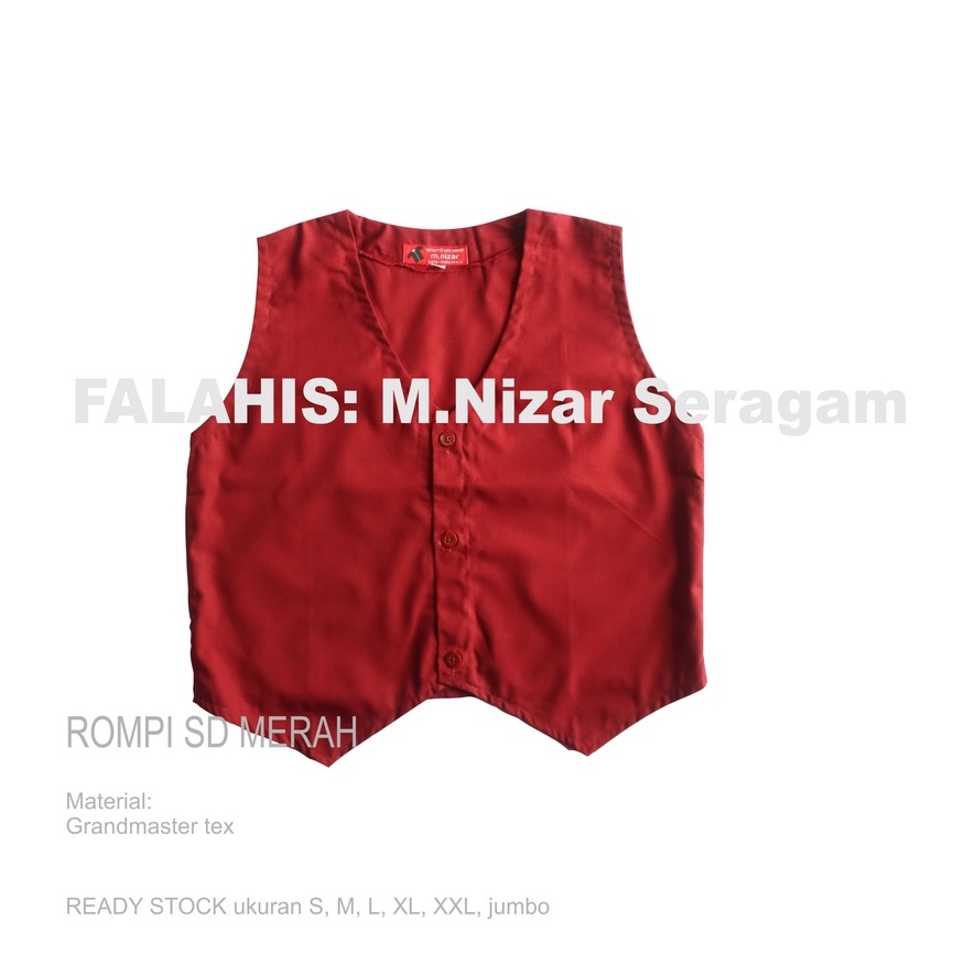 Seragam Rompi SD Merah