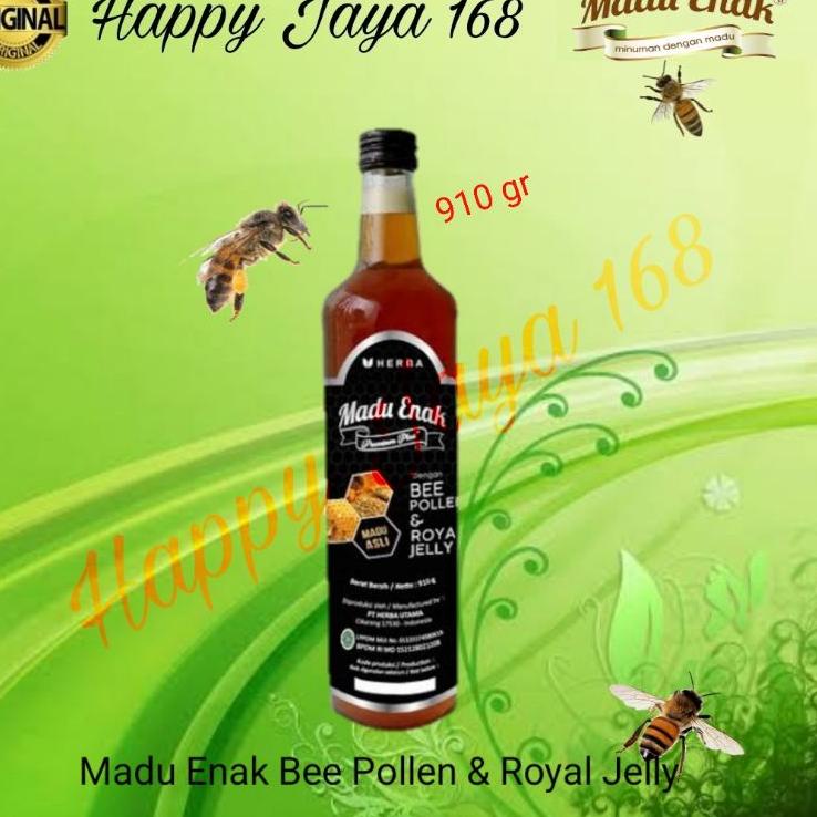 

Sale Sekarang--Madu Enak Pure Honey Premium Plus Bee Pollen Royal Jelly 910 gr