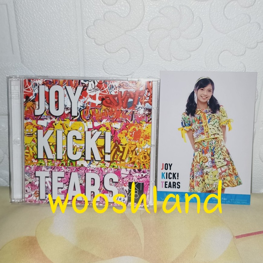 JKT48 Album : Joy Kick Tears (CD DVD) + PP Eli (Helisma Putri)