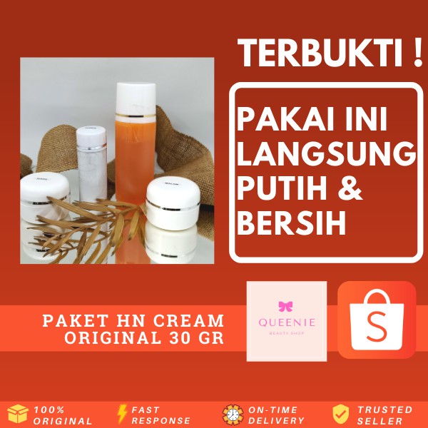 CREAM KRIM PEMUTIH PEMBERSIH WAJAH WANITA MURAH HN 30gr (PAKET SIANG MALAM ORIGINAL