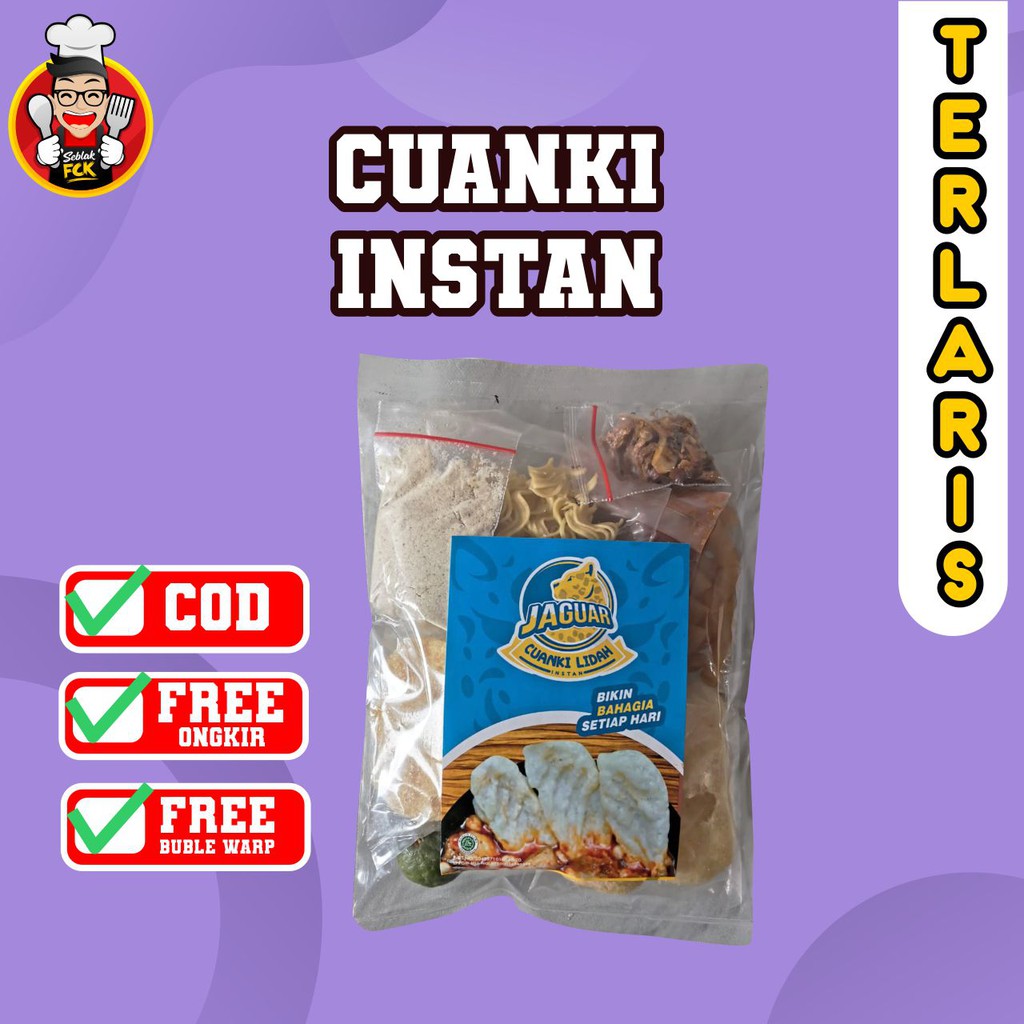 CUANKI LIDAH INSTAN / CUANKI ABAHTEA INSTAN GURIH / BASO ACI / CUANKI TAHU / CUANKI LIDAH