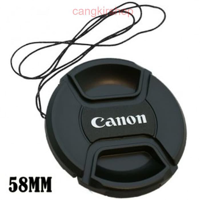 PROMO Lens Cap | Tutup Lensa Kamera Canon 58 mm ORIGINAL
