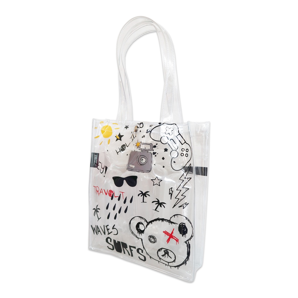 Totebag Transparant - Holiday - Tas Transparan - Travolt