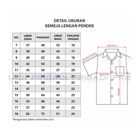 Baju Kemeja Seragam Sekolah SMP Putih Lengan Pendek