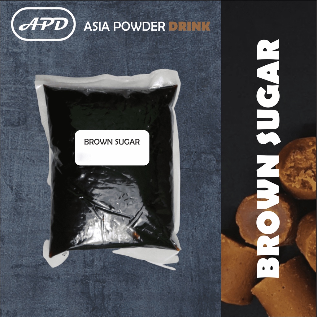 

BROWN SUGAR 1 KG/ GULA AREN - APD | BAHAN BAKU |ASIA POWDER DRINK