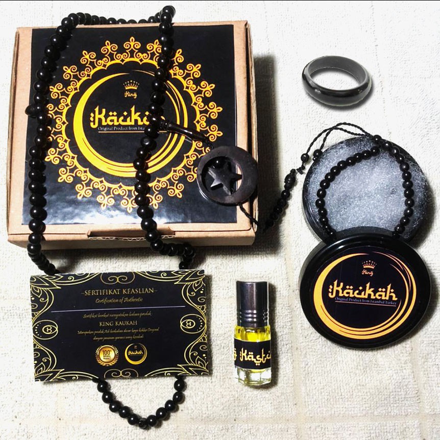 Tasbih Kokka BERSERTIFIKAT Bulat 99 Uk 6mm Kaukah Koka Kaoka Bonus parfum&amp;gelang kokka Asli