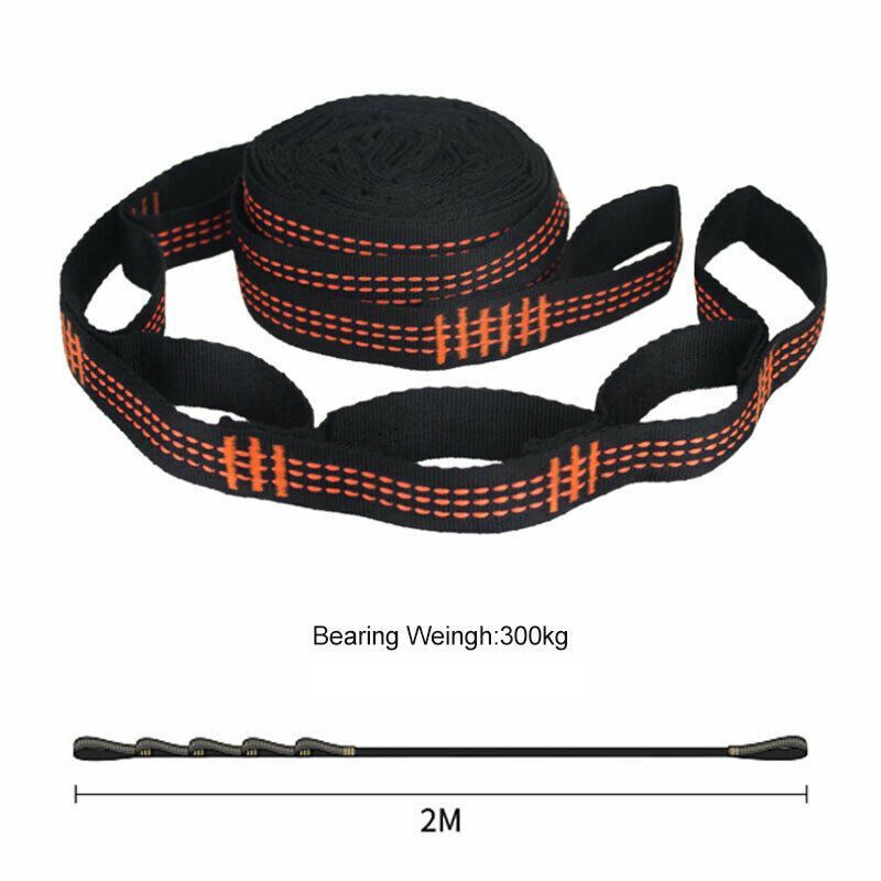 2pcs Strap Hammock/Hammock Rope/Webing Hammock/Tempat Tidur Gantung Untuk Outdoor Camping Taman