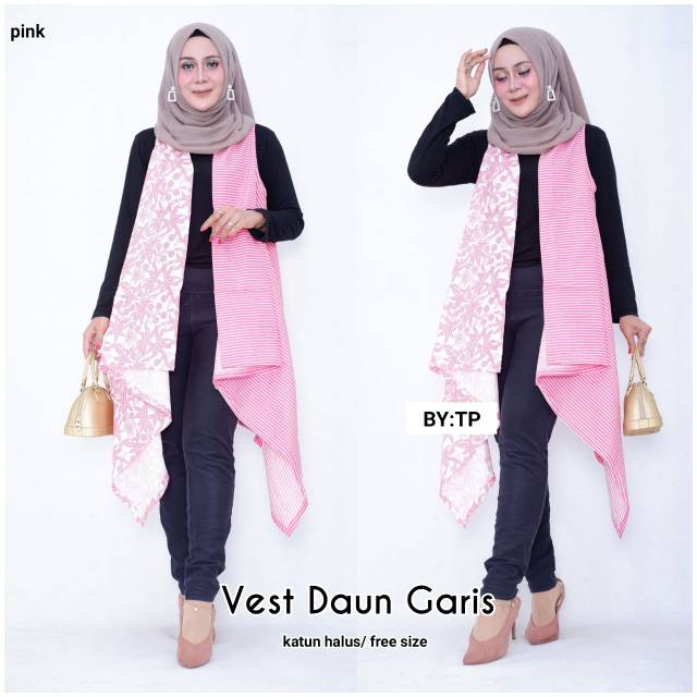 Vest daun garis