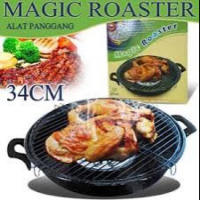 Maspion magic roaster 34 cm-alat panggang serba guna