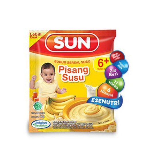 SUN BUBUR BAYI PISANG SACHET 20 GR
