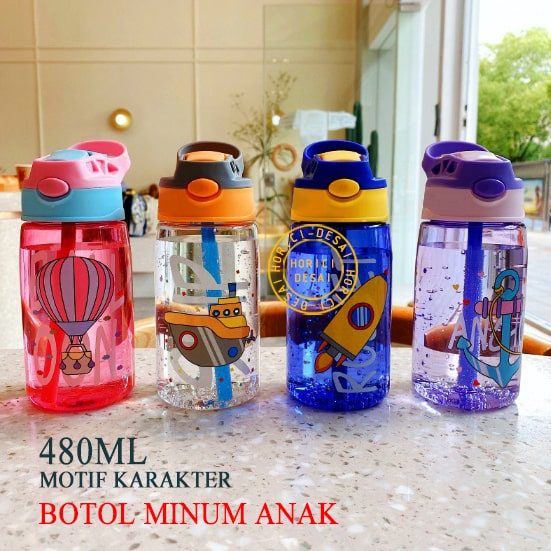 BOTOL MINUM ANAK MOTIF KARAKTER 480ML