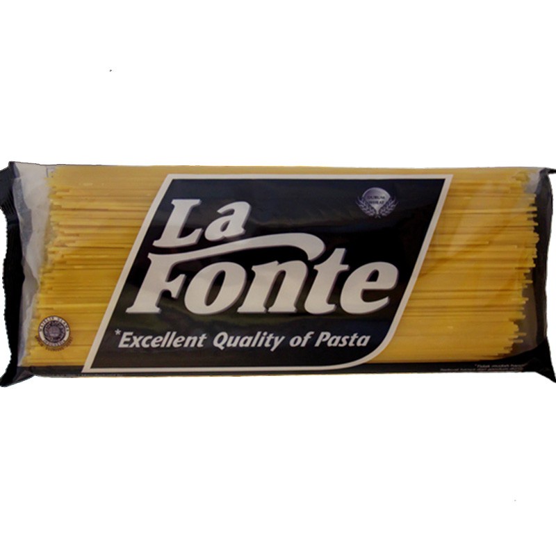 

LA FONTE Spaghetti No. 11 (isi 1kg) Lafonte Spageti Pasta Instant