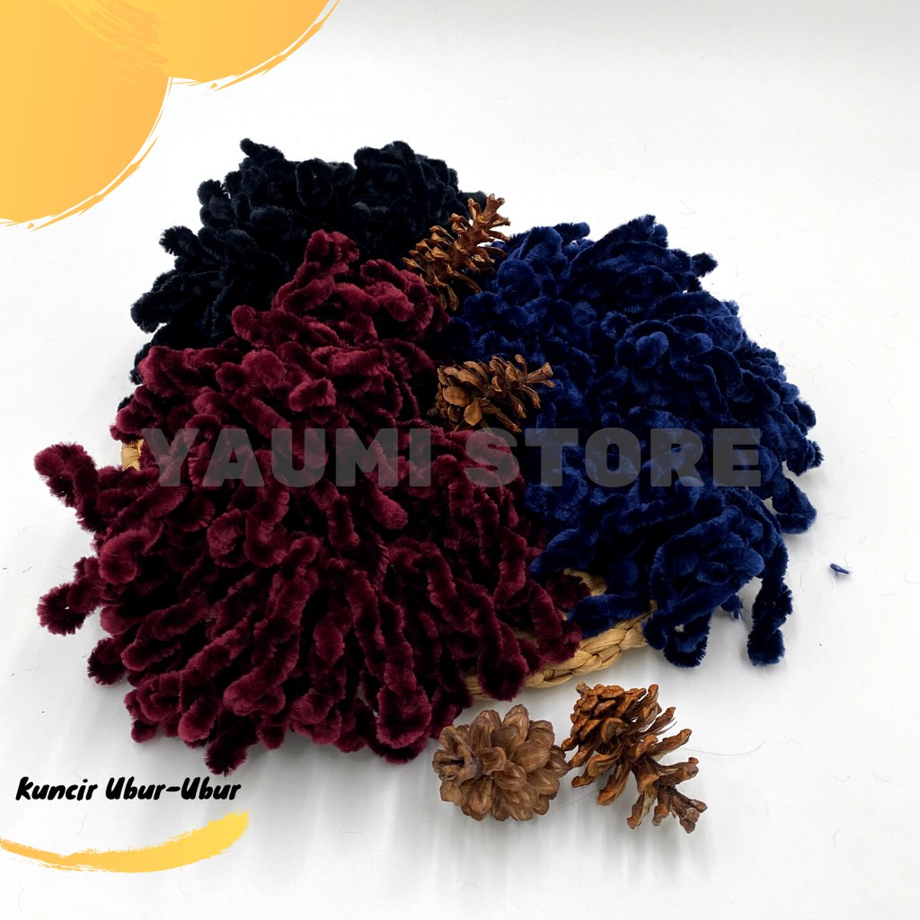 Kuncir/Scrunchie/Cepol Hijab Ubur-Ubur Jumbo (Warna Random)