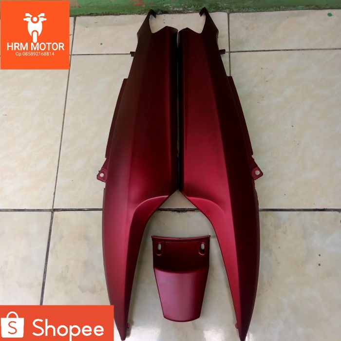 Full body alus Mio sporty lama merah doff