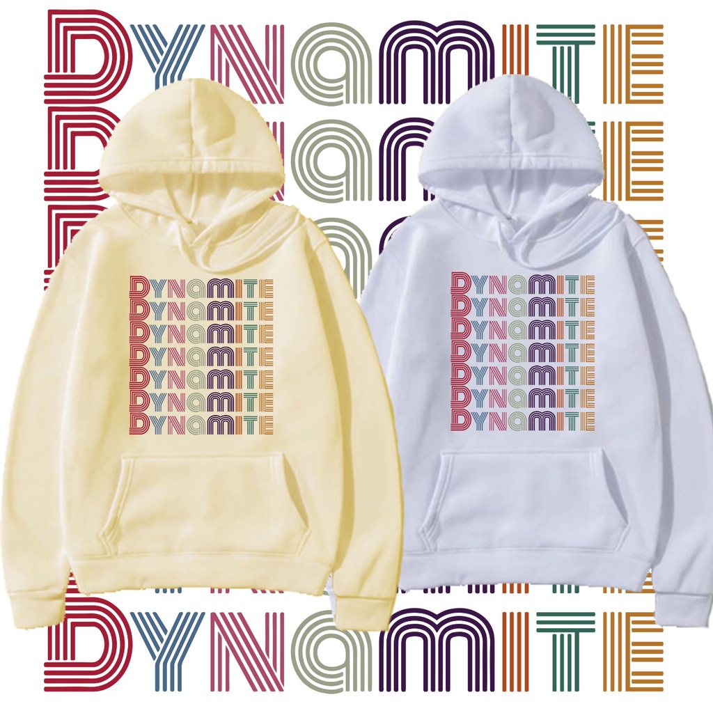 Hoodie Bangtan Dynamite 7 baris