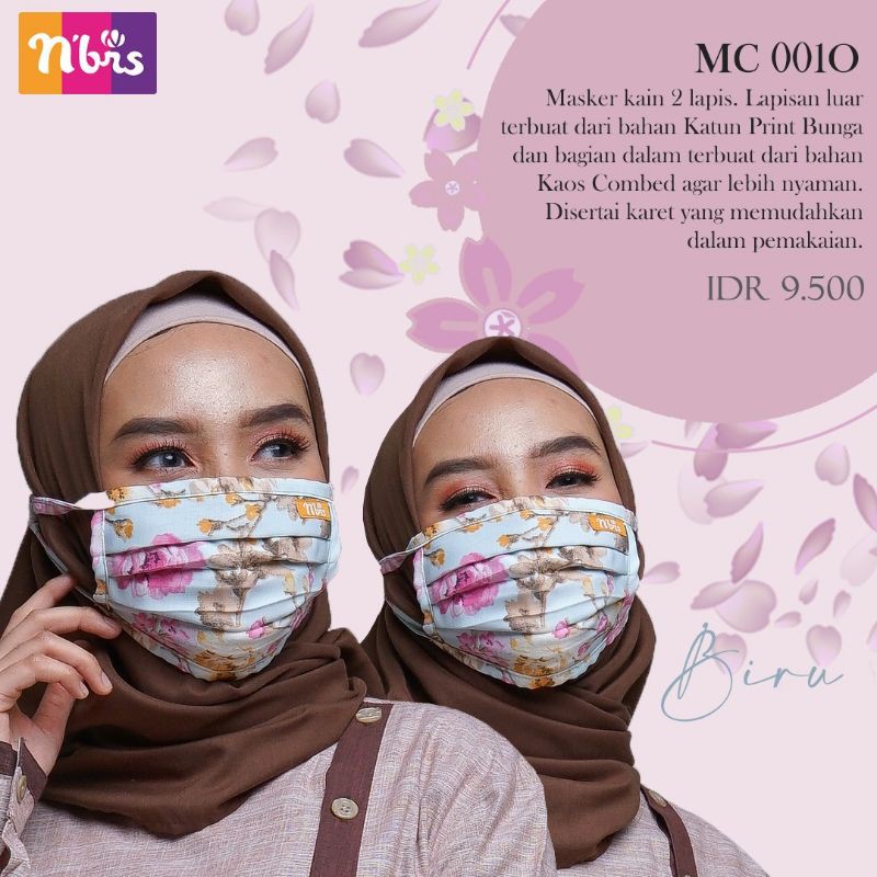 Masker kain Nibras MC 001D
