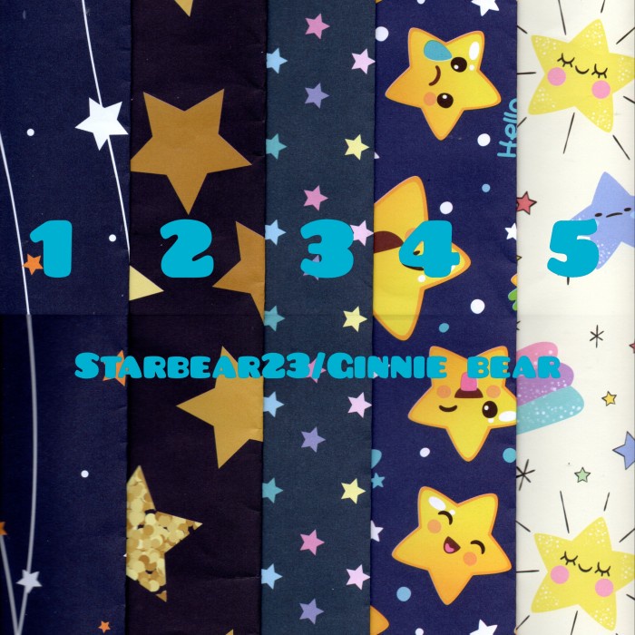 

jual kertas kado Jumbo star sansanwawa