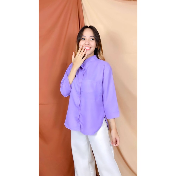 RX Fashion - Pocheta Tunik Katun Twistcone // Pocheta Atasan Wanita -BN