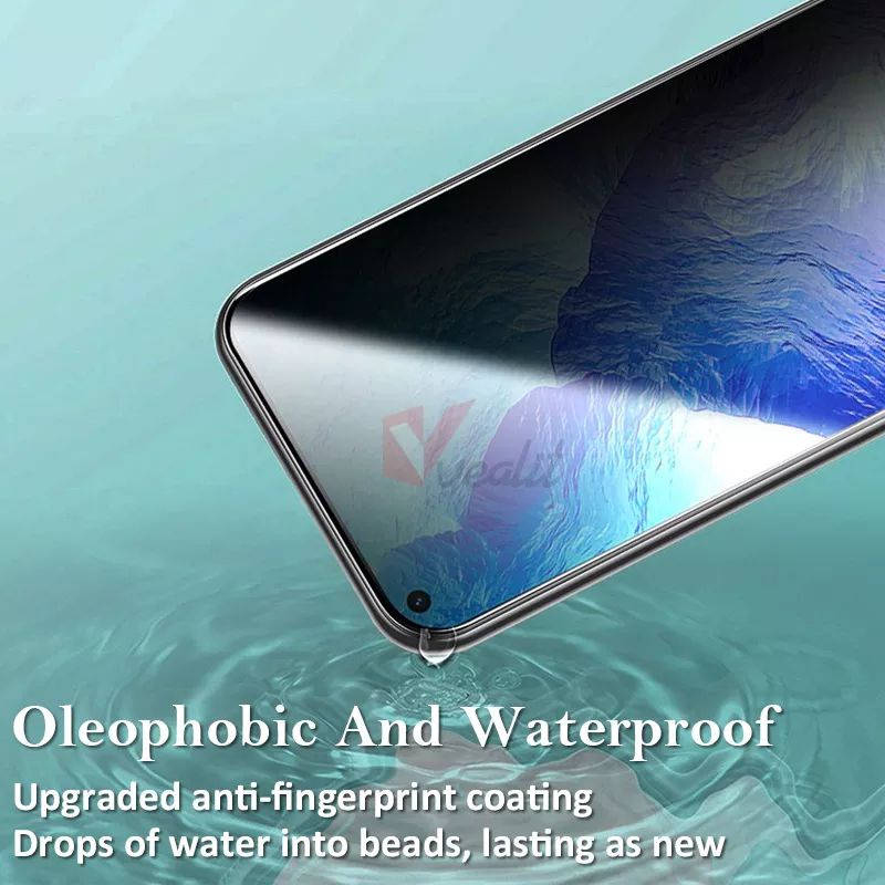 Tempered Glass Anti Spy Oppo Reno 8 Lite Full Layar Screen Protector