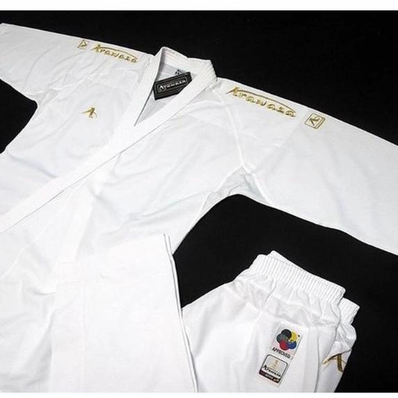 Baju Karate Kumite Arawaza Onyx Air Gold Wkf Approved Original