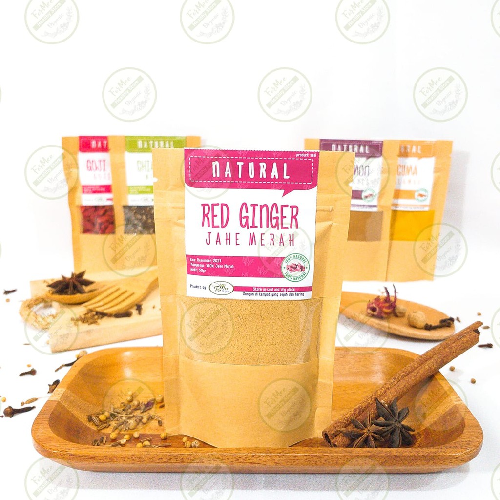 

Jahe Merah Bubuk / Ground Red Ginger / Kualitas Premium / JSR