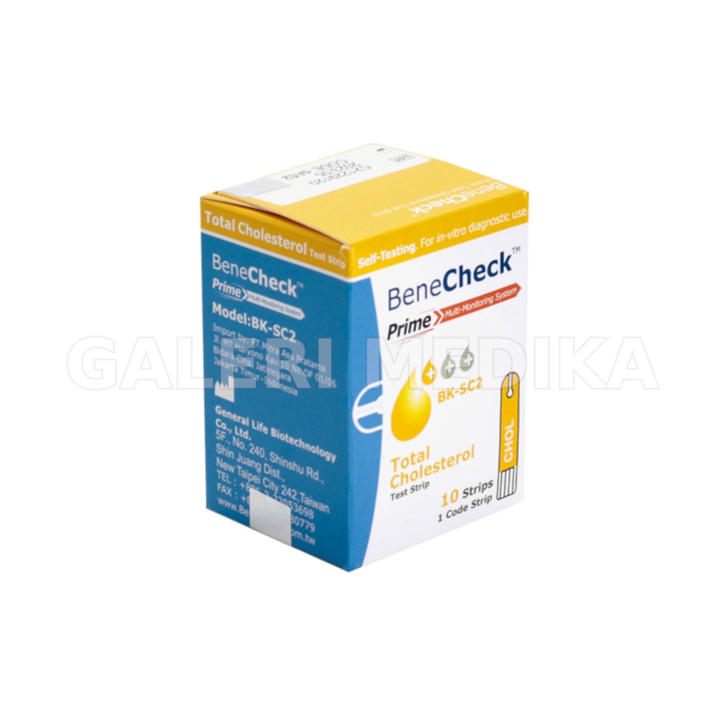 Benecheck Prime Strip Cholesterol / Benecheck Prime Strip Kolesterol / Benecheck Prime Cholesterol Test Strips