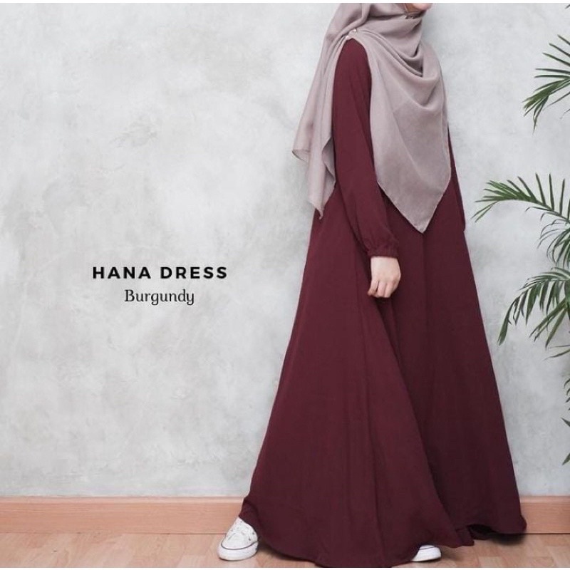 JASMINE DRESS GAMIS SYARI POLOS / GAMIS WANITA TERBARU