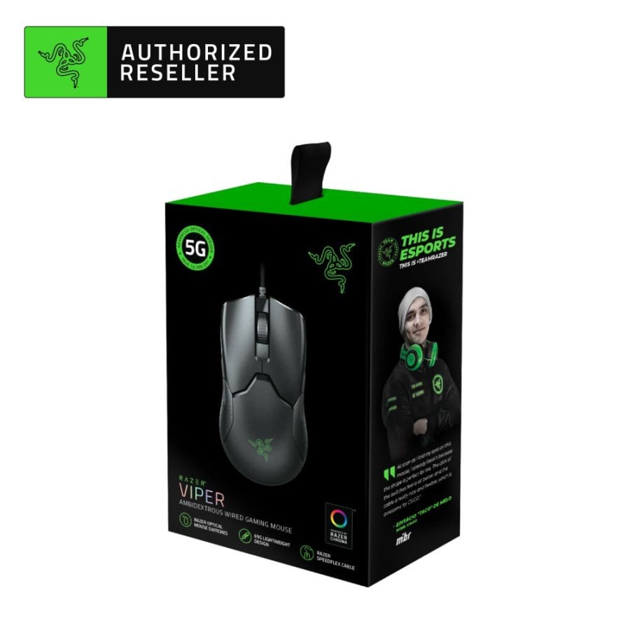 Razer Viper 8KHz - Ambidextrous Wired Gaming Mouse