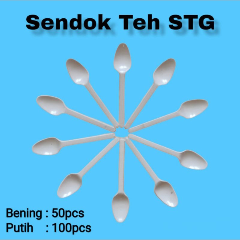 Sendok Teh Putih Susu / Sendok STG Bening Pudding