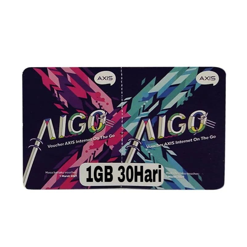 Voucher Axis AIGO 1GB 30Hari