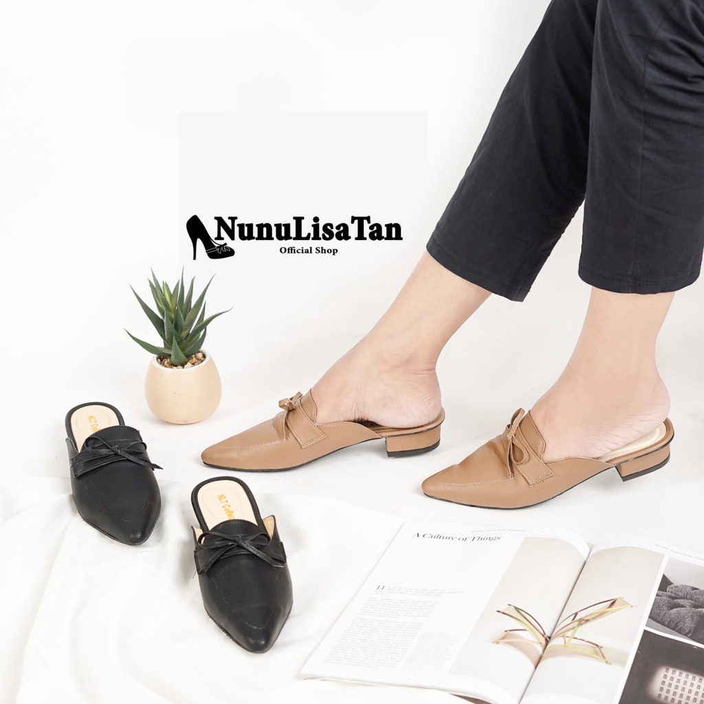 NunuLisatan - Heels wanita korea kasual hak 3 cm model baru