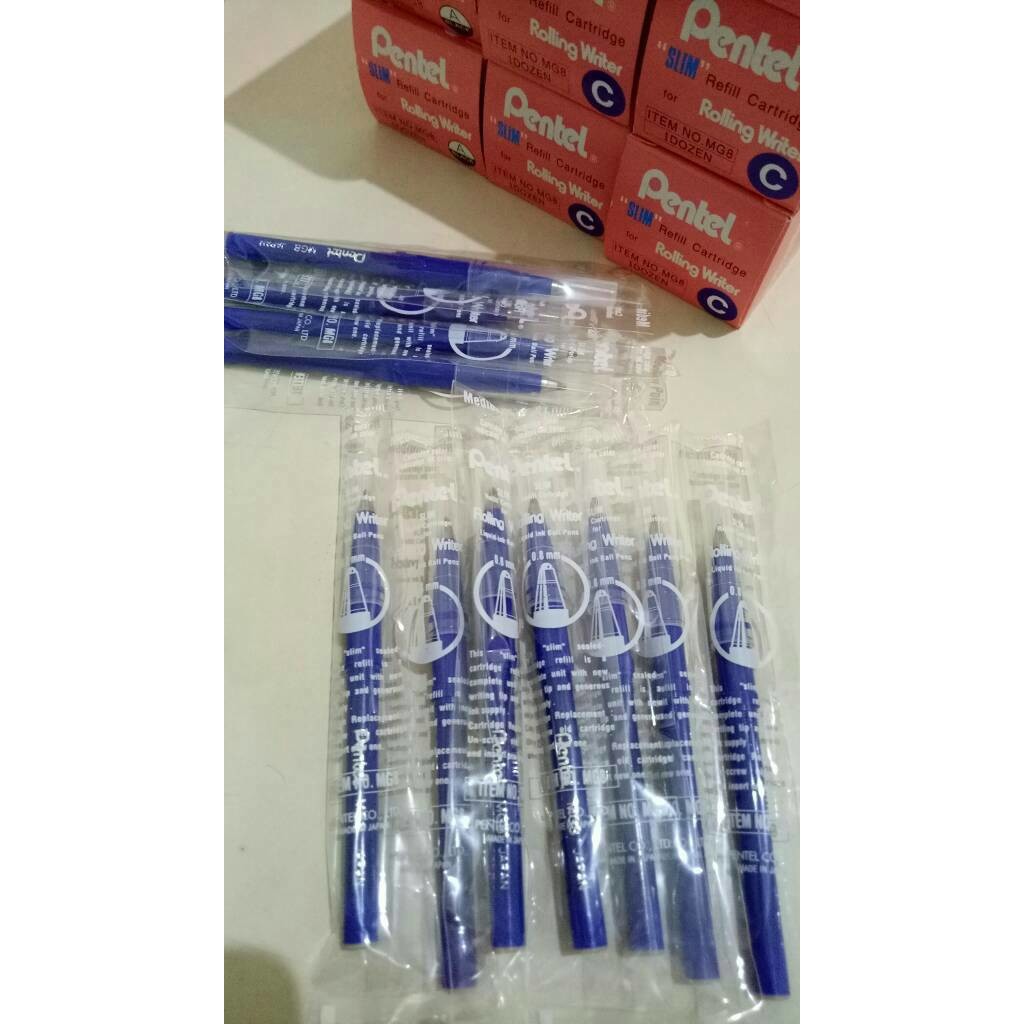 

Refill/isi Pentel MG 8 Hitam / Biru
