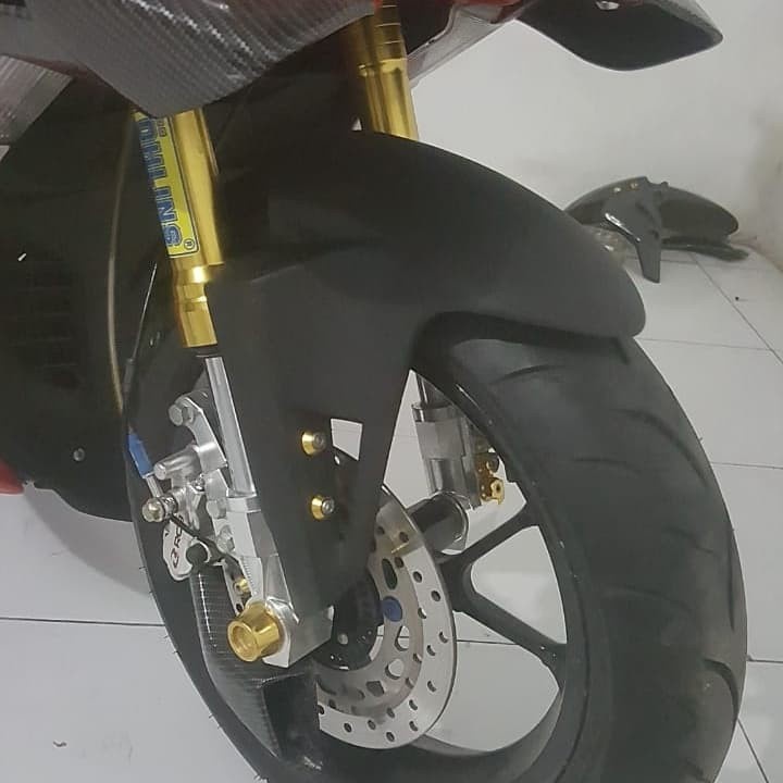 SPAKBOR DEPAN CUSTOM AEROX 155 + BRACKET [V4]