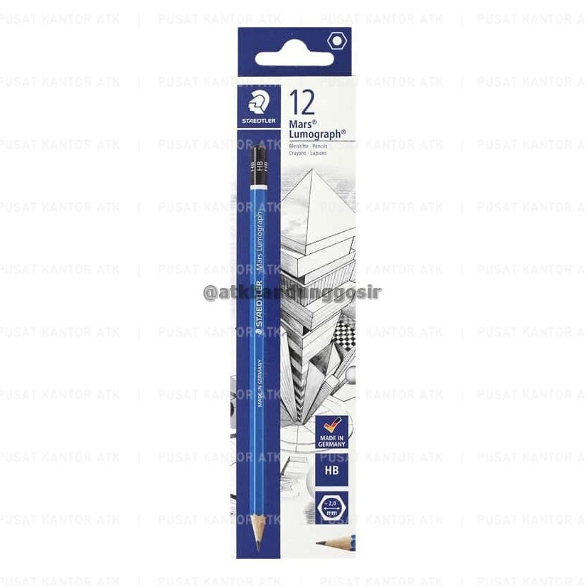 

Pensil Staedtler MARS LUMOGRAPH HB Pensil ujian ABG Lusinan (12 Pcs)