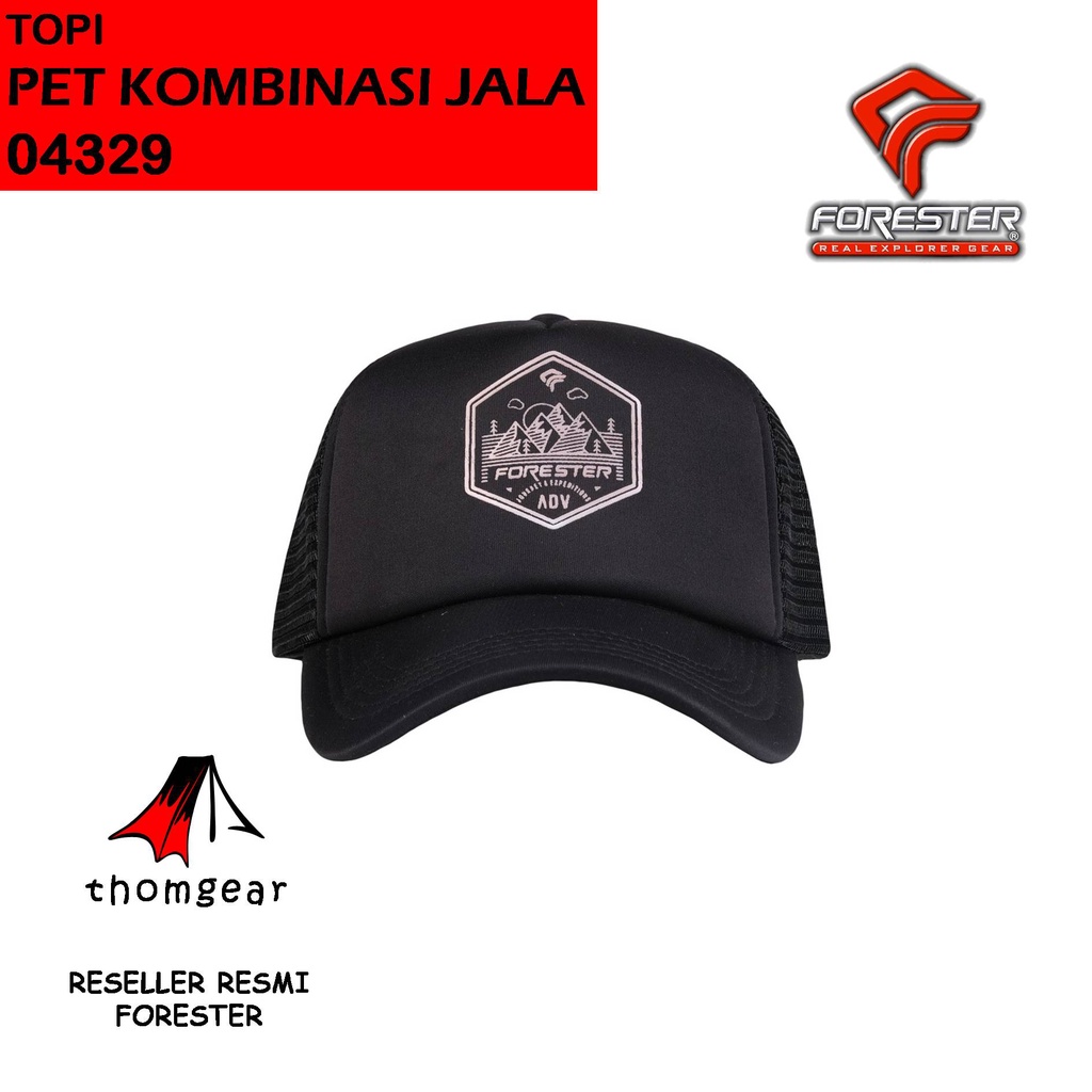 Thomgear Forester Tf 04329 Topi Original Forester Topi Pet Kombinasi Jala