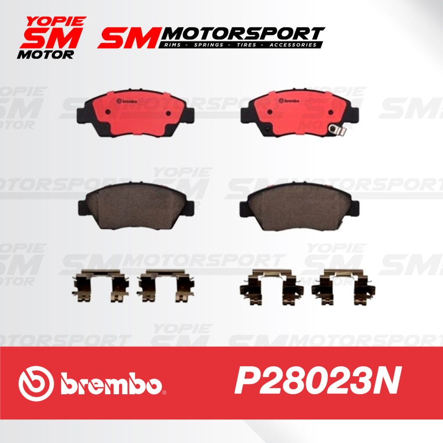 BREMBO Brake Pad Kampas Rem Honda Jazz RS, Civic 6 Mobilio P28023N