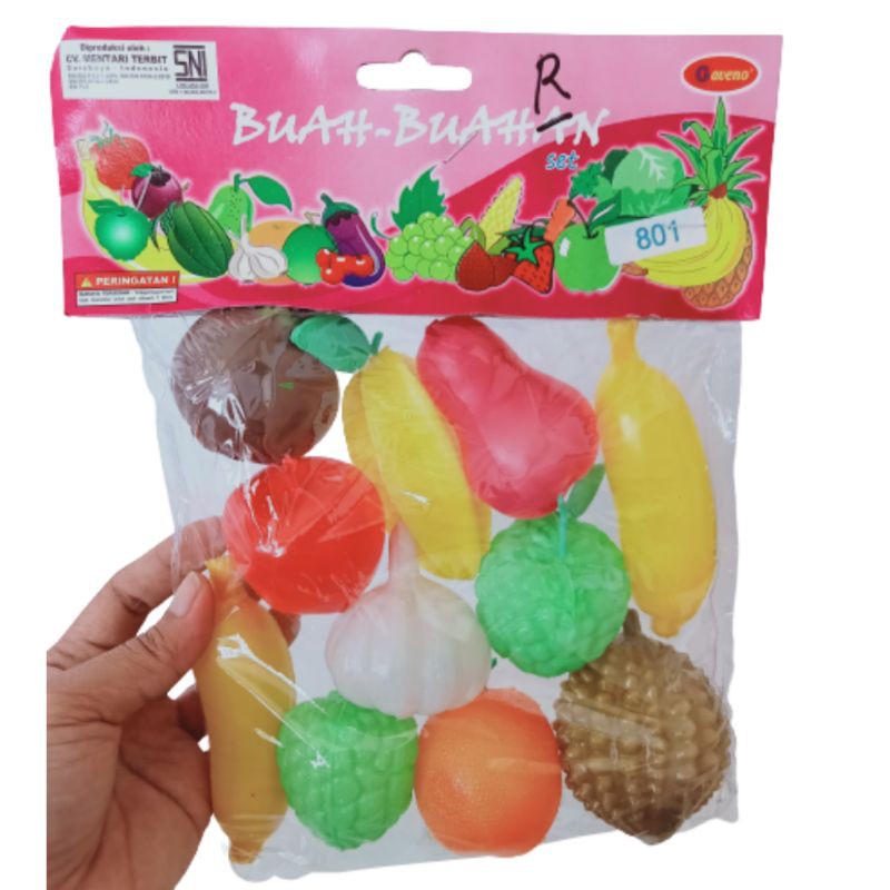 MAINAN BUAH BUAHAN 9 PC 801