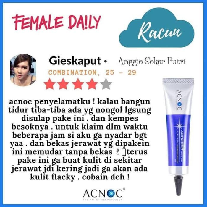 ACNOC Acneser Spot Gel 15G | Jerawat reda dalam 4 jam saja! Acne