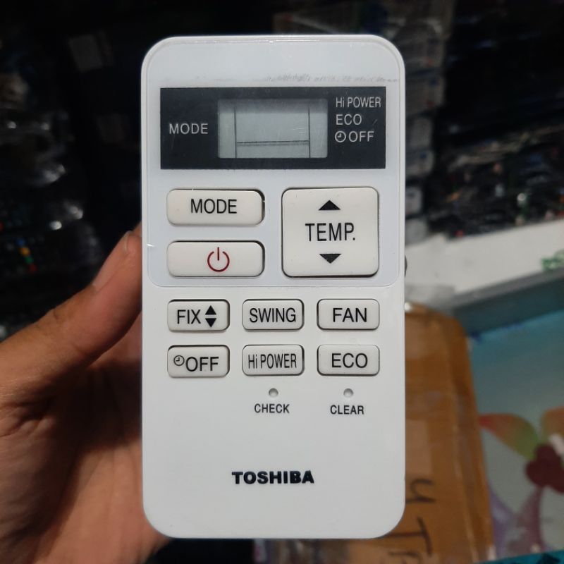 REMOTE REMOT AC TOSHIBA WC-UA02NE SEPERTI ORIGINAL