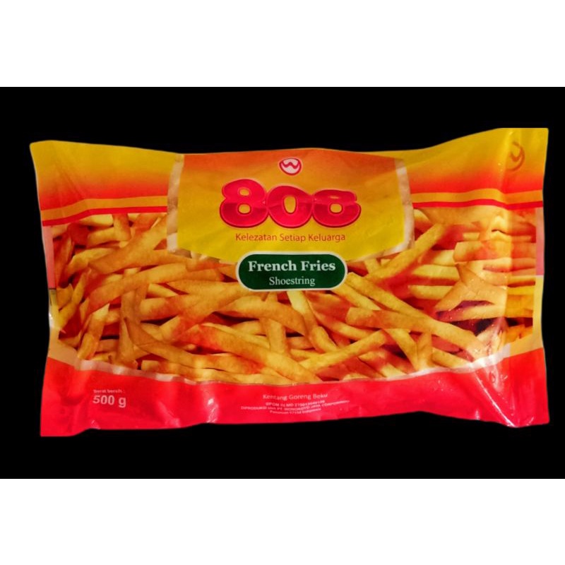 

808 KENTANG SHOESTRING 500GR