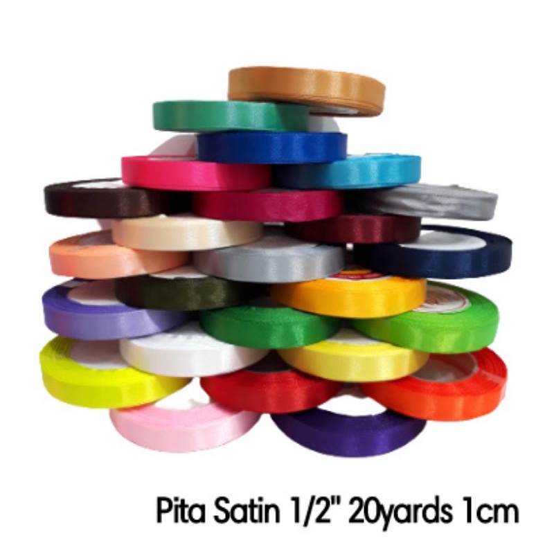 

Pita Satin 1/2"inc 20yards 1cm