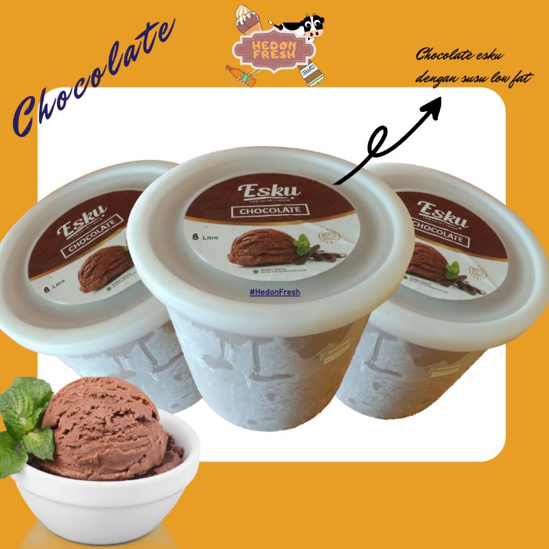 

Ice Cream Chocolate 8 Liter Esku