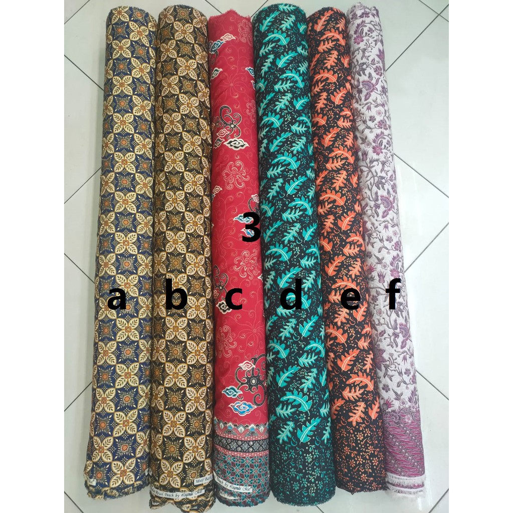 KAIN BATIK METERAN BAHAN polyester