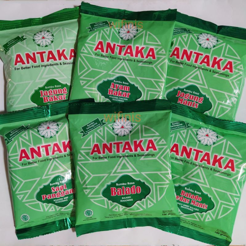 

Antaka Aneka Bumbu Tabur Balado Pedas Manis Jagung Bakar Jagung Manis Barbekiu Ayam Bakar Extra Pedas 100g