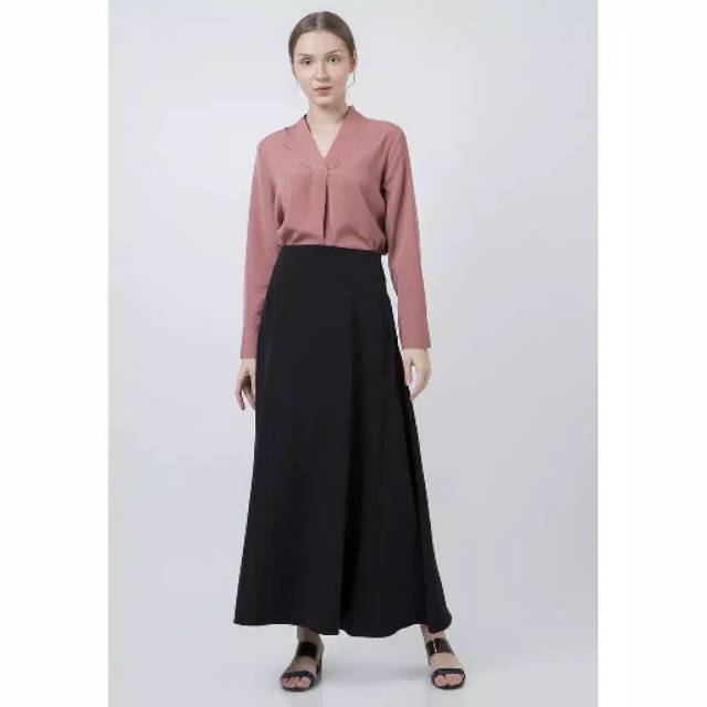 executive Maxi Skirt 5-SXWKEY120D028 BLACK | The executive
