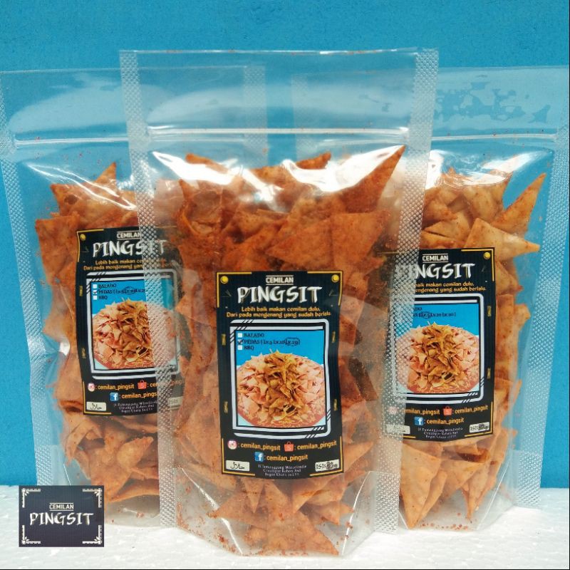 

Cemilan Pangsit / Pangsit Goreng Rasa Pedas (Lv.5 Lv.10 Lv.20) Kemasan 80 gram