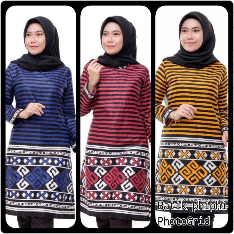 TUNIK MOTIF SONGKET TERLARIS ( Size M,L,XL,XXL,XXXL )