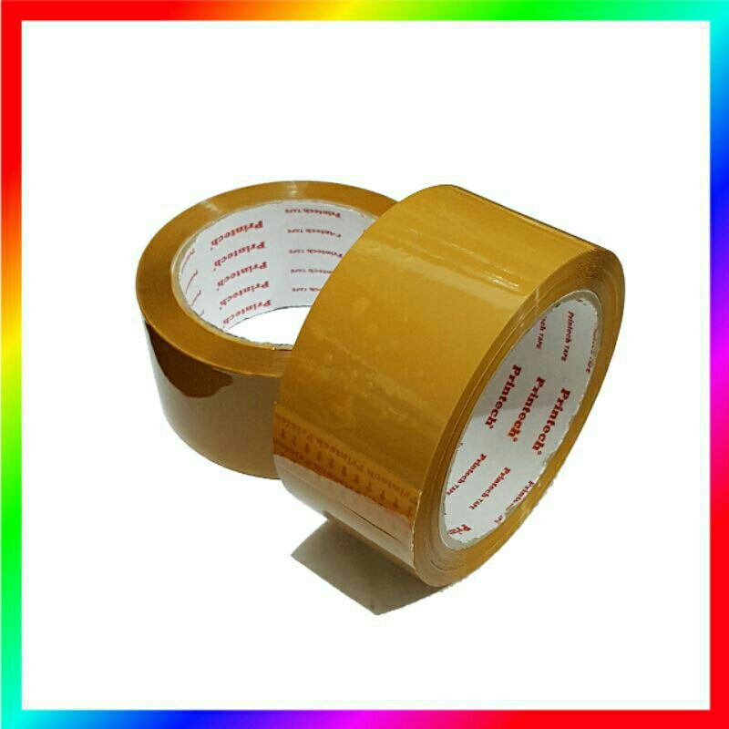 

LAKBAN ISOLASI MURAH PRINTECH 48x 100 yard READY STOCK . PALING MURAH SEDUNIA!!!