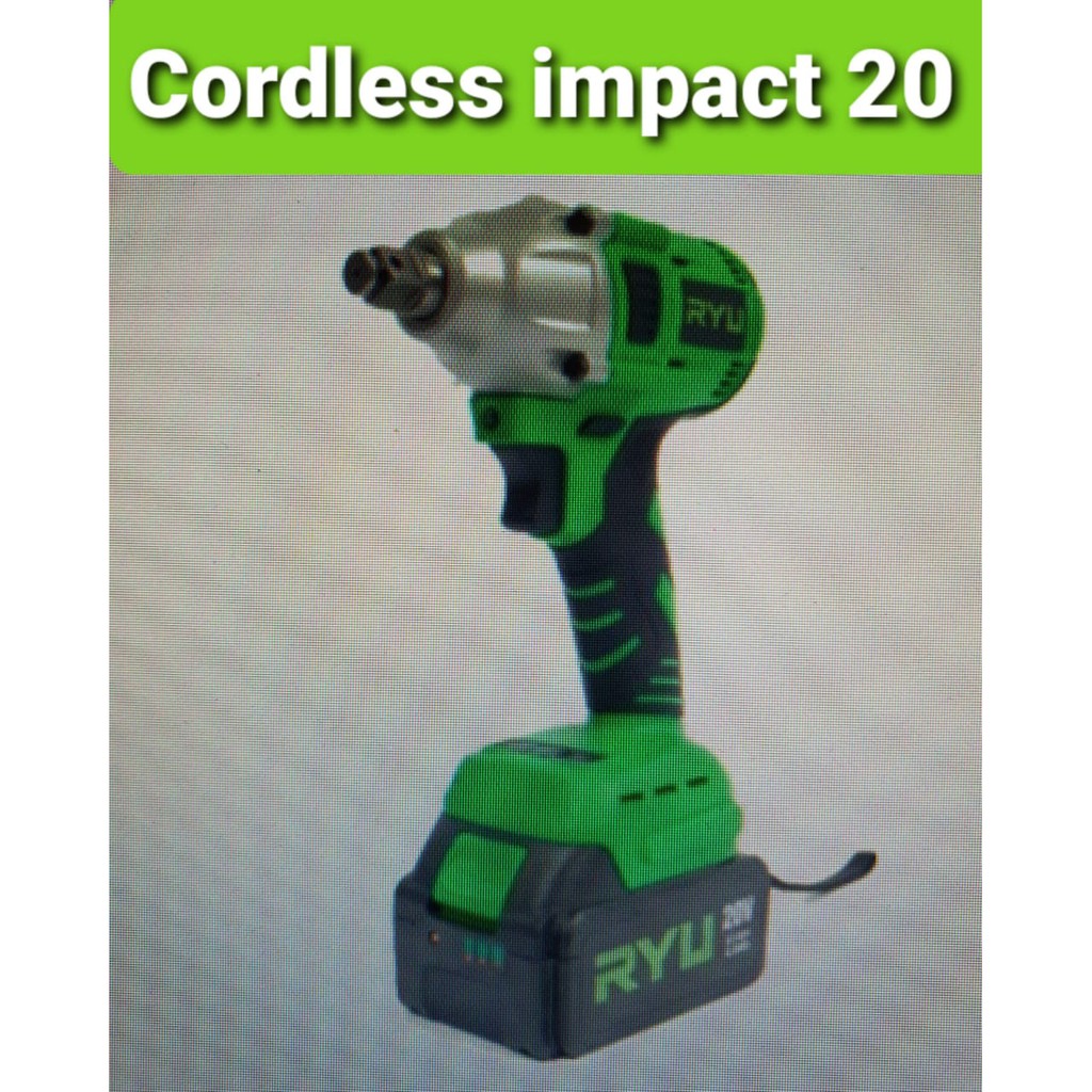 RYU CORDLESS IMPACT WRENCH 20V / IMPACT WRENCH BATERAI